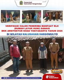 VERIFIKASI CALON PENERIMA MANFAAT RLH (RUMAH LAYAK HUNI) BKK ARSITEKTUR KHAS YOGYAKARTA